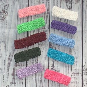 Kids Elastic Woven Headbands -10 Pack
